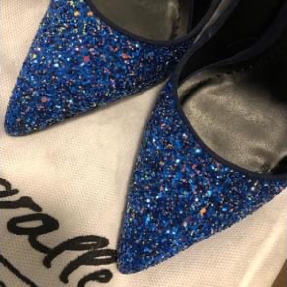 Blue Glitter L’Intervalle pumps - Picture 4 of 4
